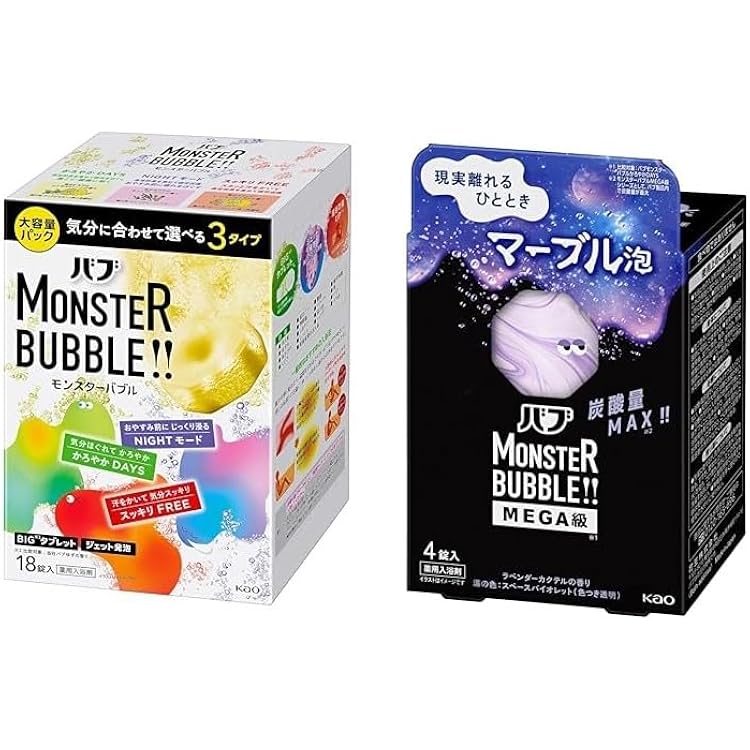 Amazon | バブ モンスターバブル 24錠入 気分で選べる3タイプ +スマホ